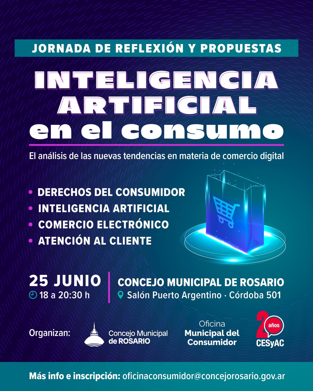 Jornada de reflexión y propuestas: El impacto de la inteligencia artificial en el consumo - 25/06/2025